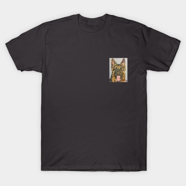 german shepard T-Shirt by Jeneralarts